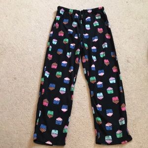 Cupcake pajama pants